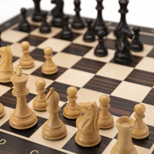 Pièces d'échecs Supreme Staunton Ebonisé