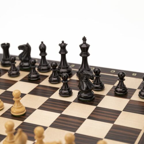 Pièces d'échecs Supreme Staunton Ebonisé