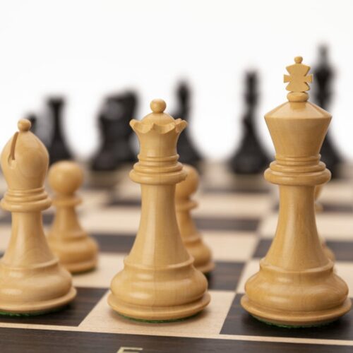 Pièces d'échecs Supreme Staunton Ebonisé
