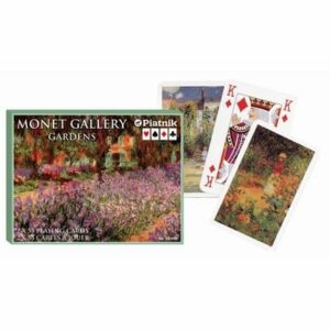 Coffret Monet Gardens 2 x 55 cartes à jouer