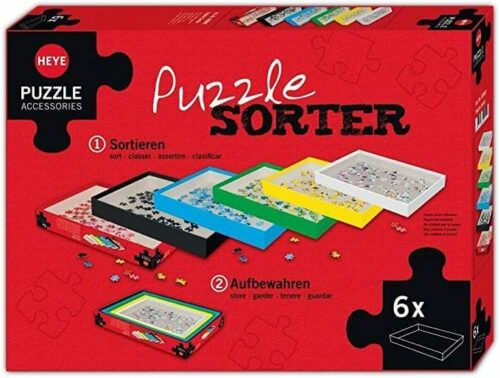 6 Boîtes de tri pour puzzle