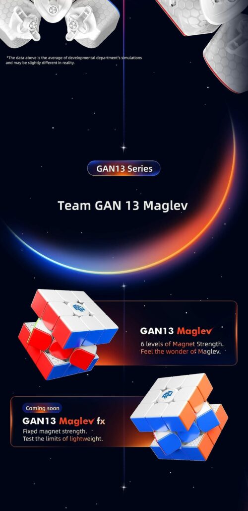 Gan 13 Maglev Frosted  3x3x3