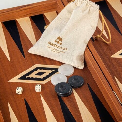 Backgammon en acajou