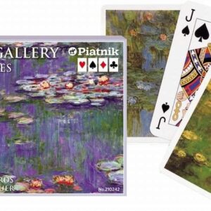 Coffret Monet Lilies 2 x 55 cartes à jouer