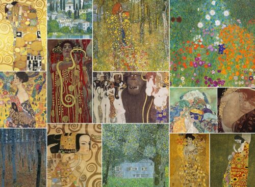 Puzzle 6000 pièces - Klimt -  Collage