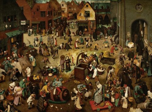 Puzzle 4000 pièces - Brueghel - Le combat entre Carnaval et Carême