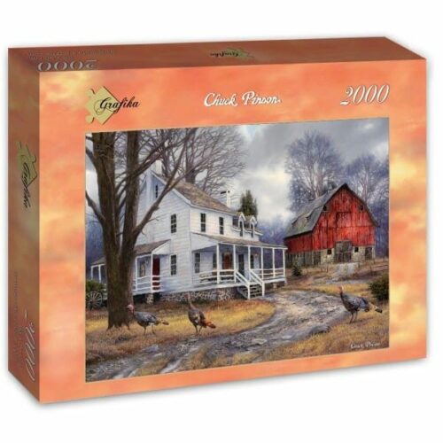 Puzzle 2000 pièces - Pinson - Maison d'antan