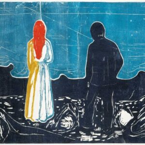 Puzzle 1000 pièces : Munch - Deux personnes  les solitaires