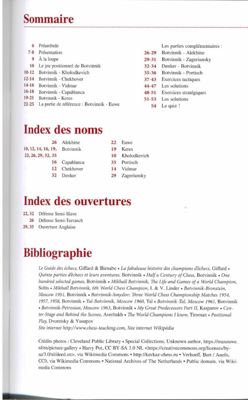 Les champions du monde du jeu d&#039;échecs :  Volume 6 Botvinnik