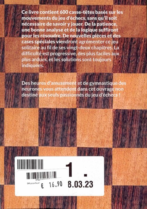 Bourgoin - Chess Puzzle ( 600 casse-têtes sur le thème des échecs)