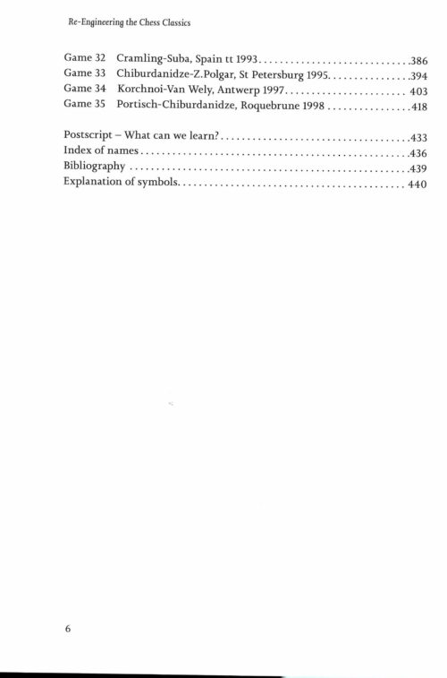 Sadler/Giddins - Re - Engineering the chess-classic