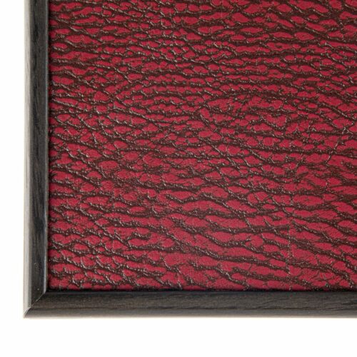 Backgammon Rouge Bourgogne Cuir intérieur