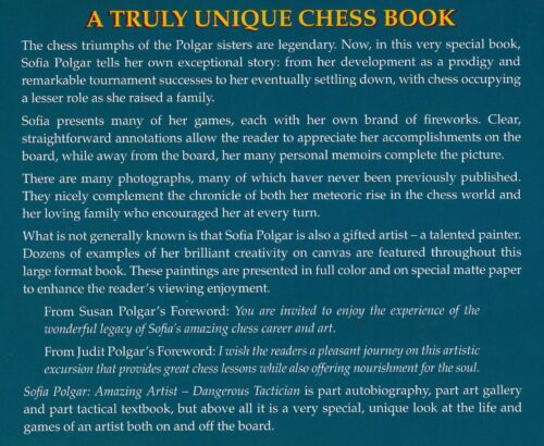 Polgar - Sofia Polgar : Amazing Artist / Dangerous tactician