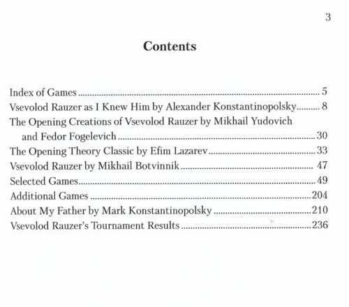 Konstantinopolsky - Obsession - A Chess Biography of Vsevolod Rauzer