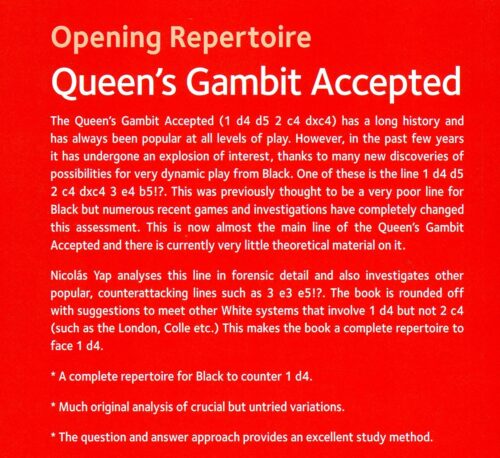 Yap - Queen's Gambit Accepted