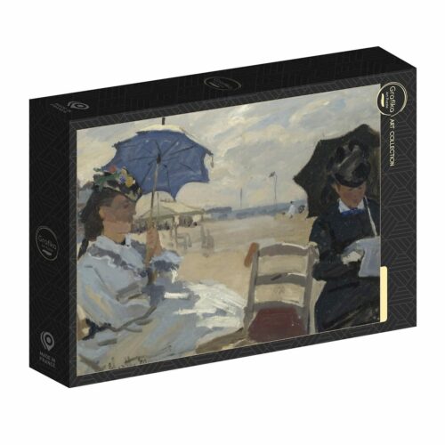 Puzzle 1000 pièces : La plage à  Trouville : Monet