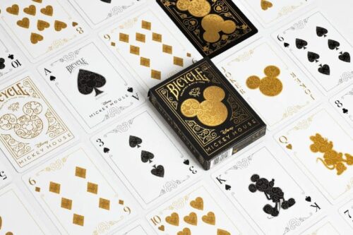 Cartes Bicycle Mickey Black/Gold