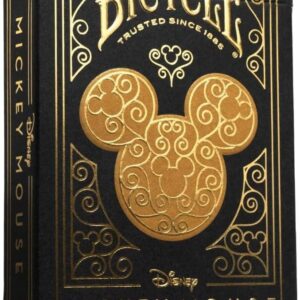 Cartes Bicycle Mickey Black/Gold