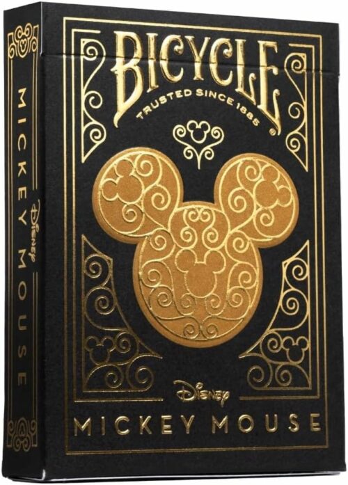 Cartes Bicycle Mickey Black/Gold