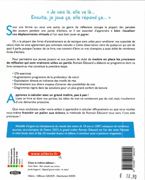 Edouard - Le calcul aux échecs à la portée de tous Niveau 1 - Echec et Mat!