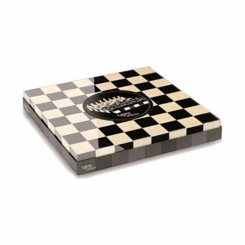 Coffret d'échecs Design en bois laqué   avec tiroir