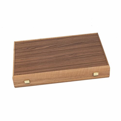 Backgammon en Noyer et Chêne  Americain bleu