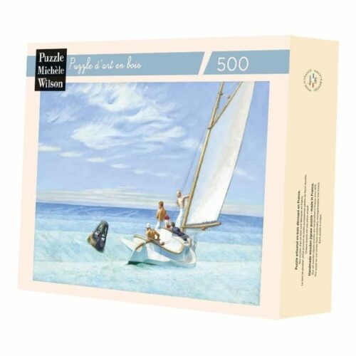 Puzzle d'art en bois 500 pièces :  La houle - Hopper