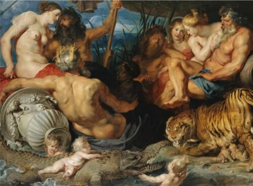 Puzzle 1000 pièces : Les quatre Continents - Rubens