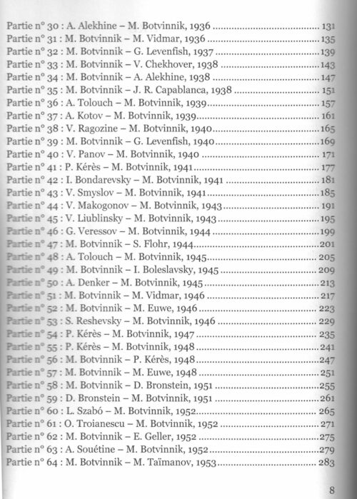 Botvinnik - Une carrière échiquéenne d'un demi-siècle (mes 90 meilleurs parties d'échecs)