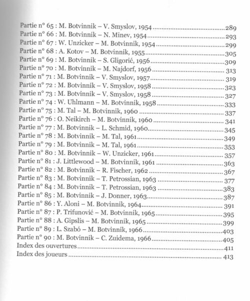 Botvinnik - Une carrière échiquéenne d'un demi-siècle (mes 90 meilleurs parties d'échecs)