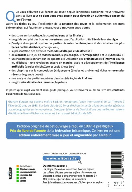 Burgess - Le grand guide pratique du jeu d&#039;échecs