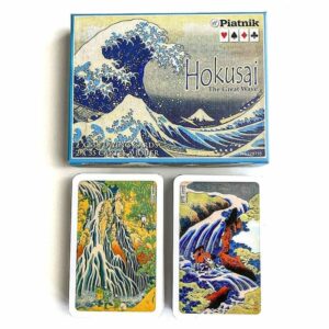 Coffret  Hokusai (the great wave) 2 x 55 cartes à jouer