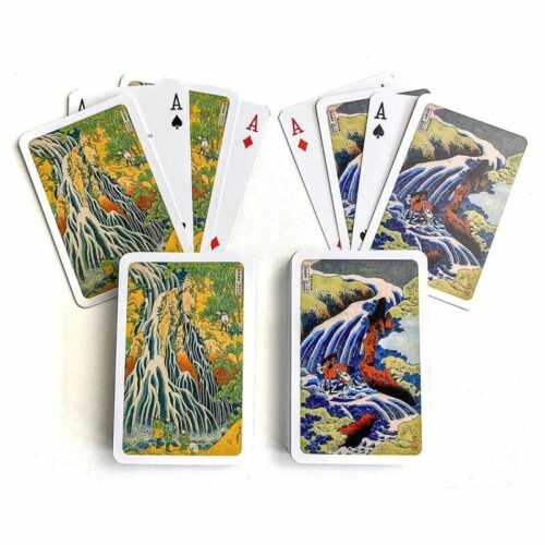 Coffret  Hokusai (the great wave) 2 x 55 cartes à jouer