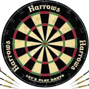 Cible Harrows + 2 sets de fléchettes