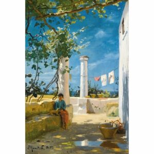 Puzzle d'art en bois 80 pièces : Eté à Capri - Monsted