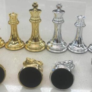 Pièces d'échecs  Staunton Gold/Silver