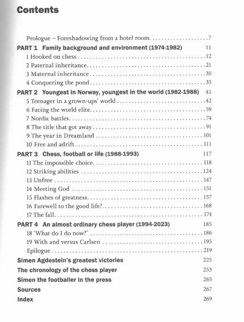 Gronn - Games and goals (The fascinating Chess and football carreers of Simen Agdestein)
