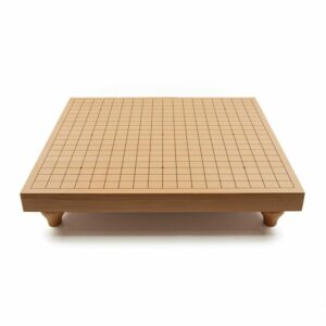 Goban  en Hêtre sur  pieds 19x19 - 3,6 cm