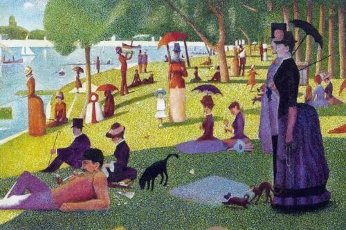 Puzzle 1000 pièces : Un dimanche après-midi sur l&#039;île de La Grande Jatte, 1886- Seurat