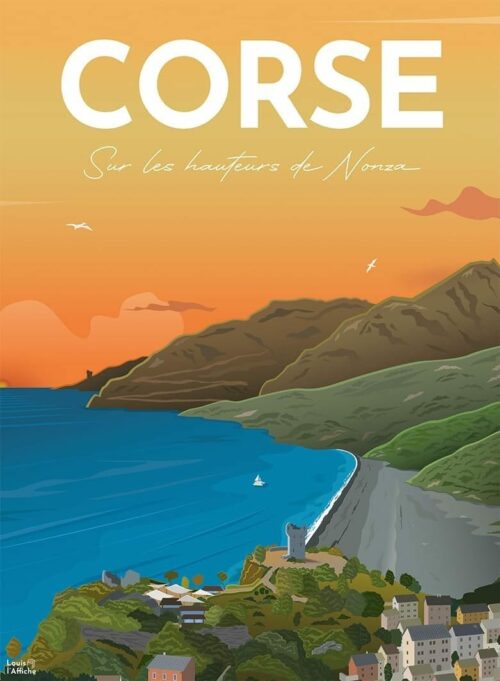 Puzzle 500 pièces : Vue de la Corse