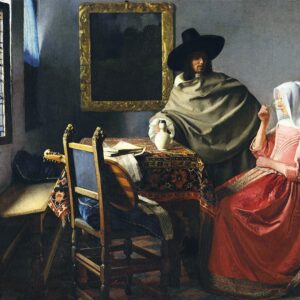 Puzzle 1000 pièces: Le Verre de Vin - Vermeer