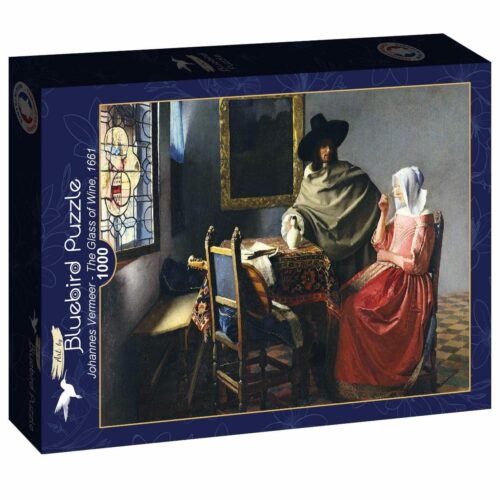 Puzzle 1000 pièces: Le Verre de Vin - Vermeer