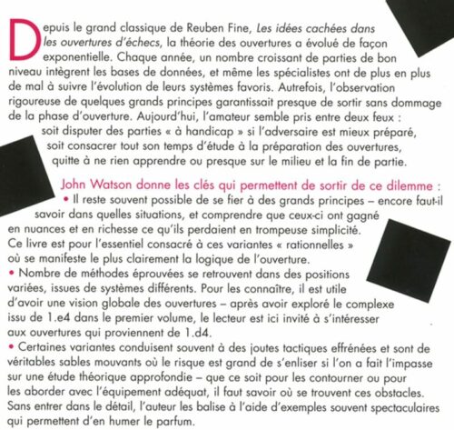 WATSON - Maîtriser les ouvertures, vol.2
