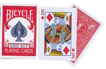 Cartes Bicycle Rider Back