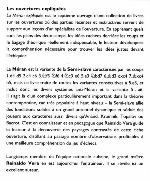 VERA - La Meran expliquée
