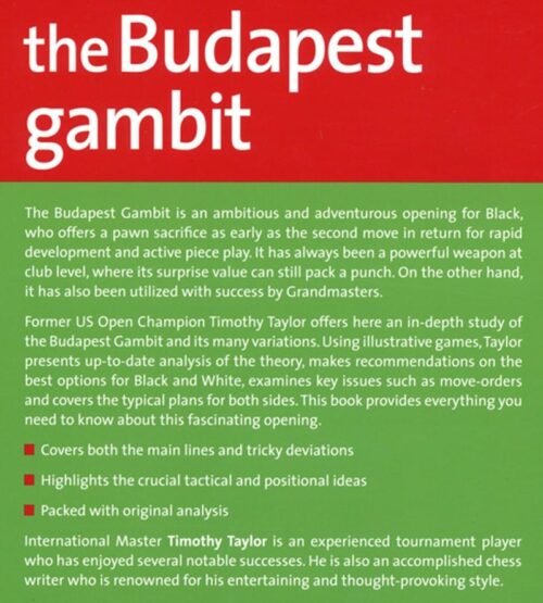 TAYLOR - The Budapest Gambit