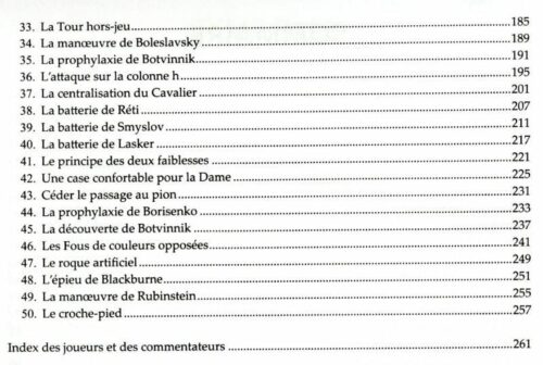 TEREKHIN - 50 Idées Stratégiques pour Gagner aux Echecs