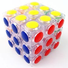 Cube 3x3x3 transparent or black - Linggan